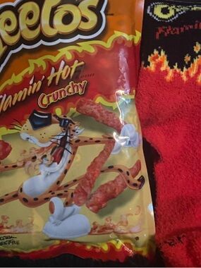 Flamin' Hot Crunchy men’s boxers with socks